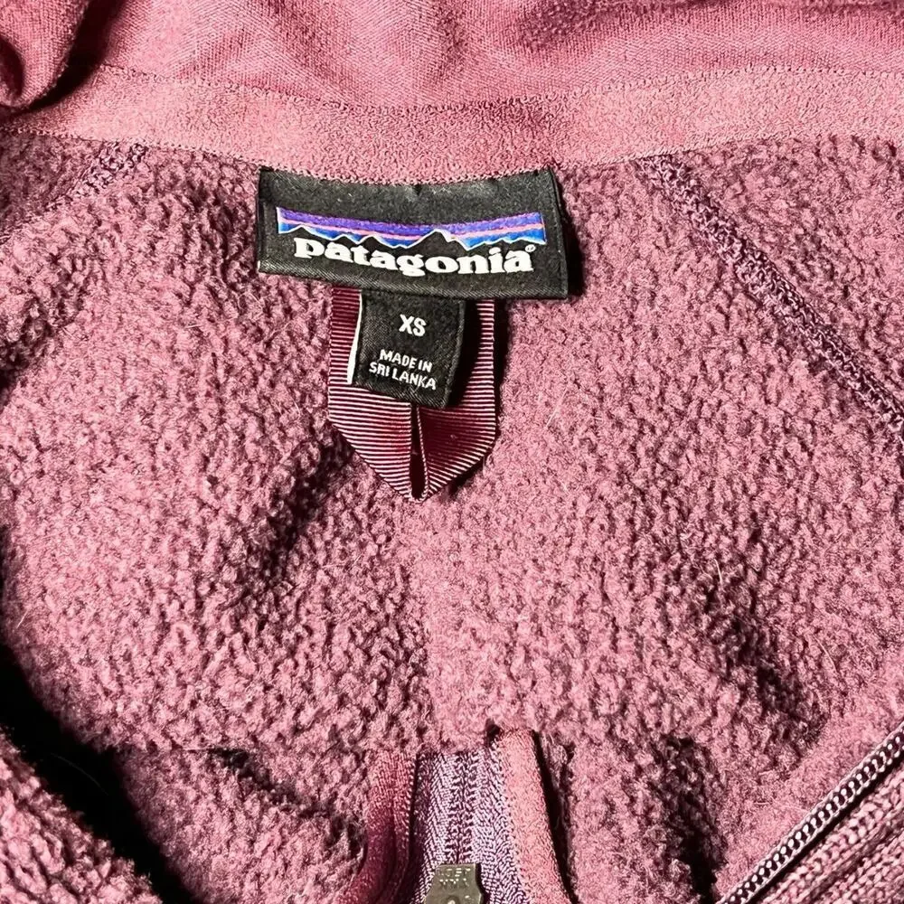 Patagonia Better Sweater Quarter‎ Zip Women’s Size XS Pink Purple Sleeve Pocket